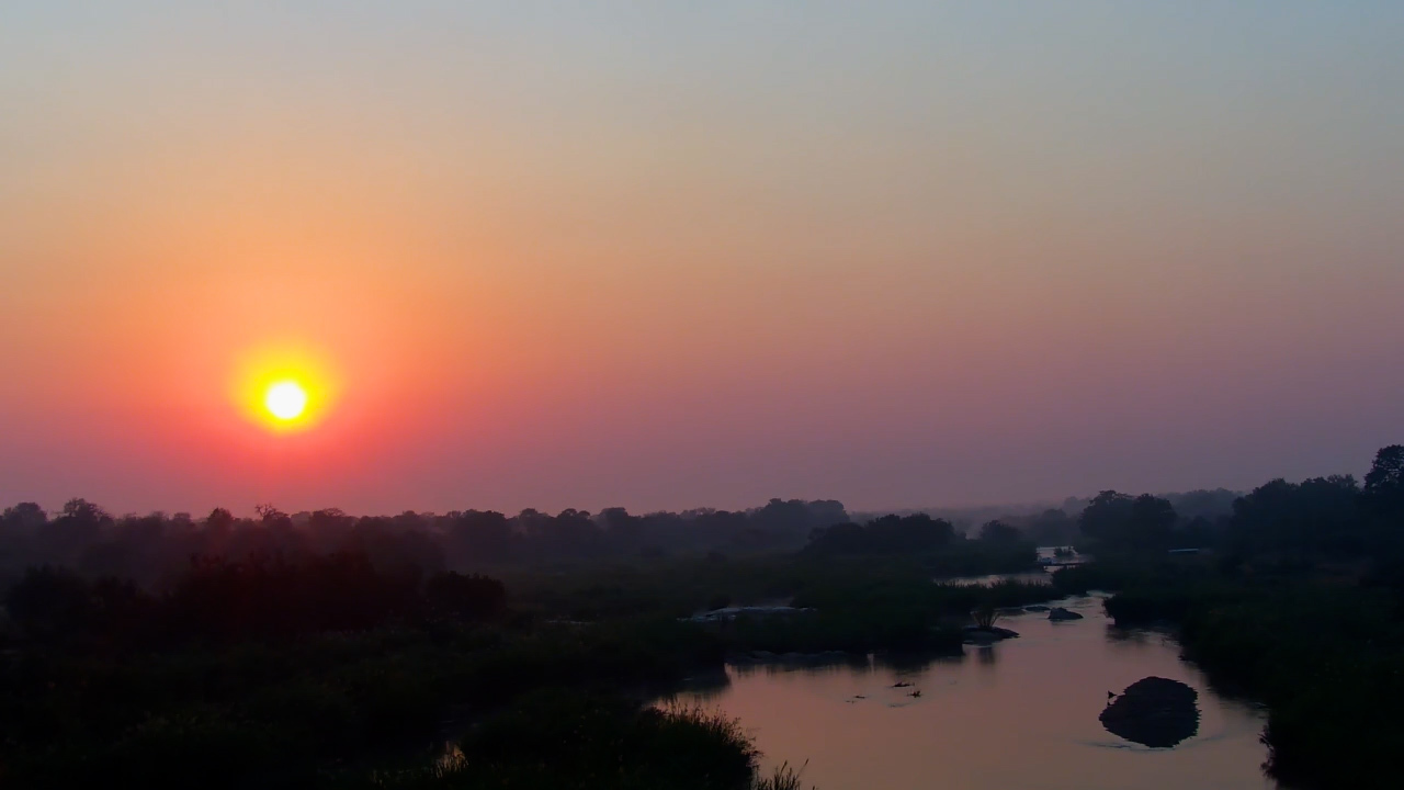 Sunrise Over the Sabie River